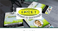 Desktop Screenshot of ekset.com.br